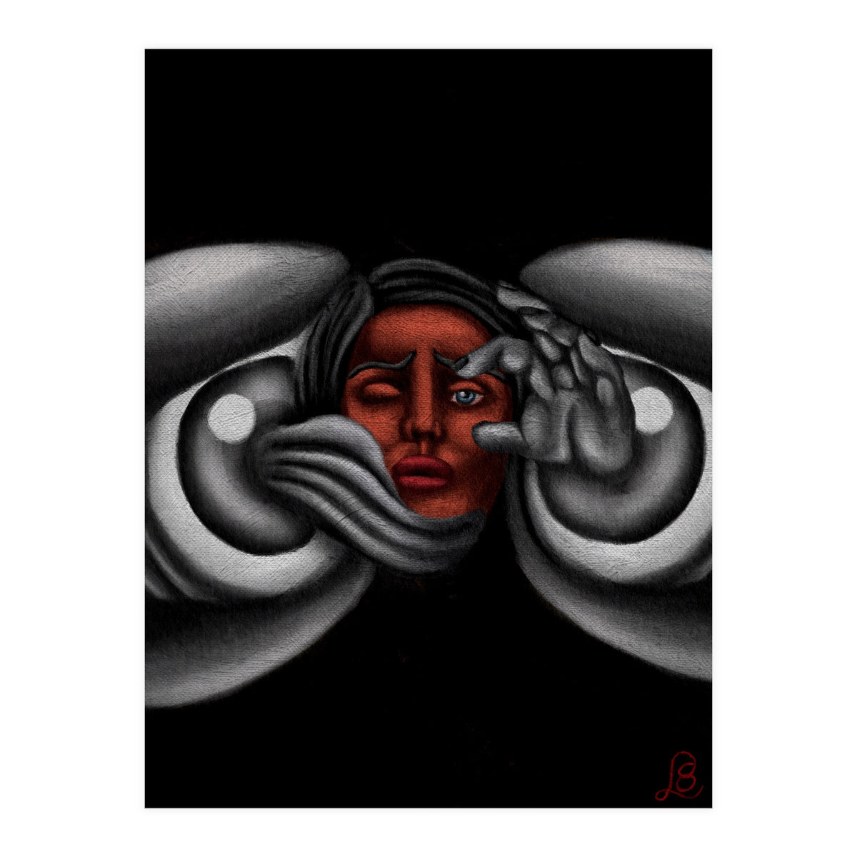 "watch your nightmares while you're awake" (Print Only)