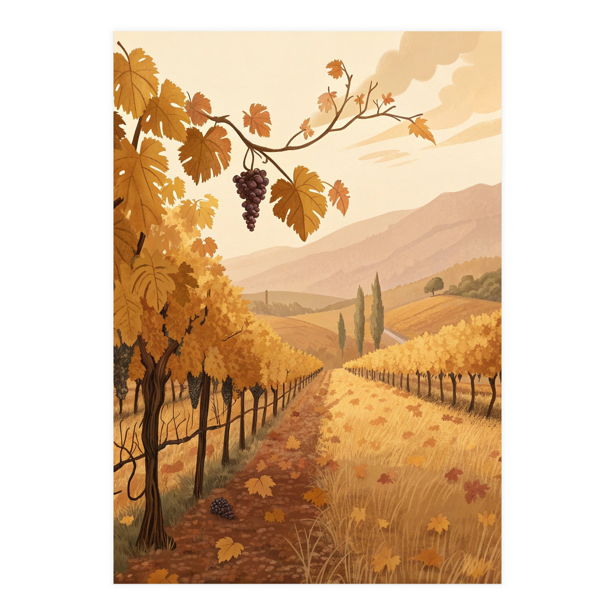 Harvest’s Quiet Afterglow (Print Only)