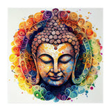 Rainbow Mandala Buddha Portrait (Print Only) thumbnail