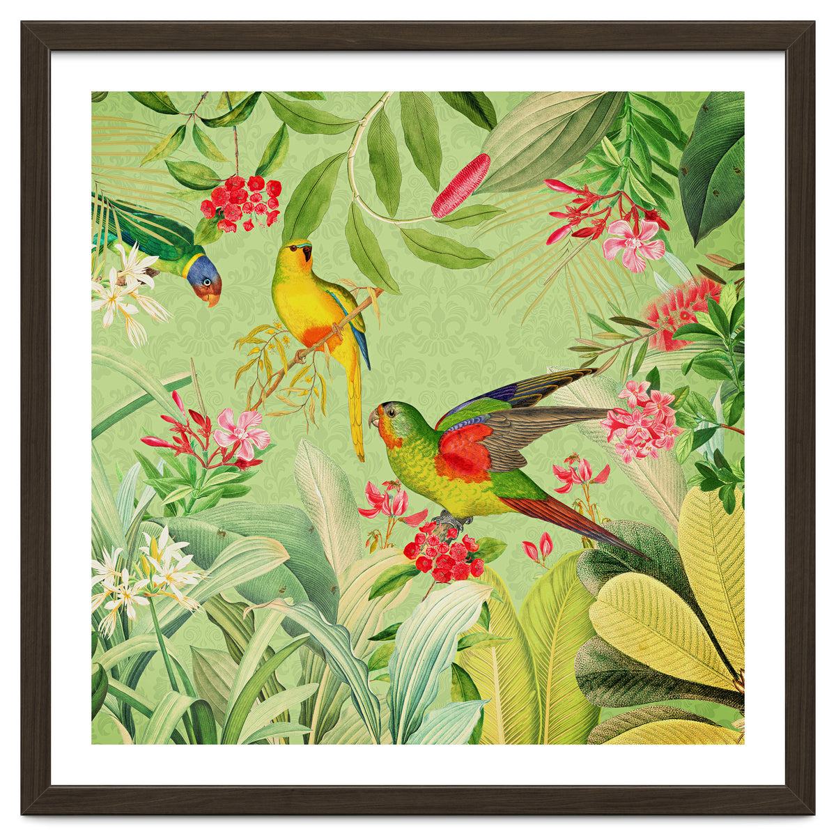 Summer Day Vintage Tropical Jungle