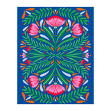 Bold Symmetrical Flowers (Print Only) thumbnail