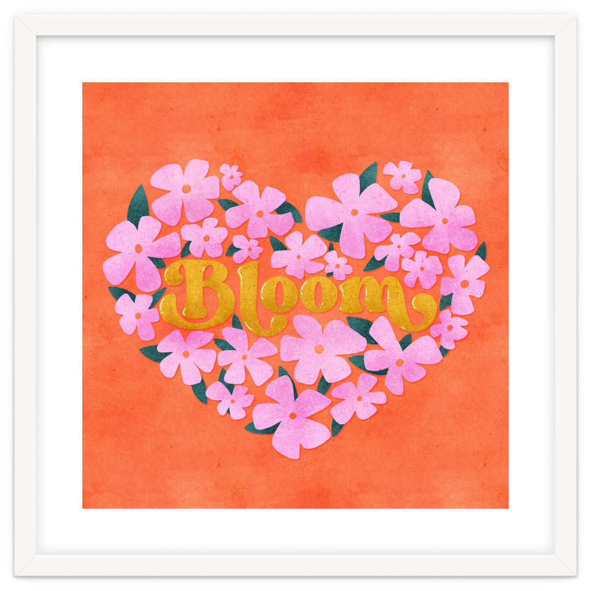 Bloom Floral Heart