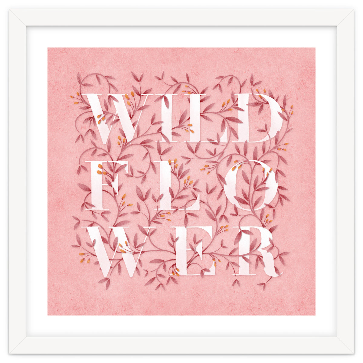 Wild Flower Typography