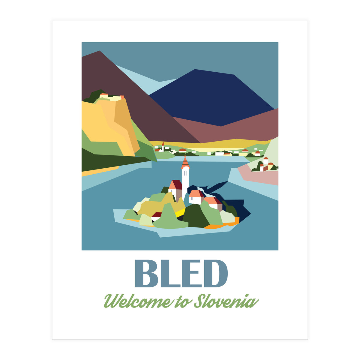 Bled, Welcome To Slovenia (Print Only)