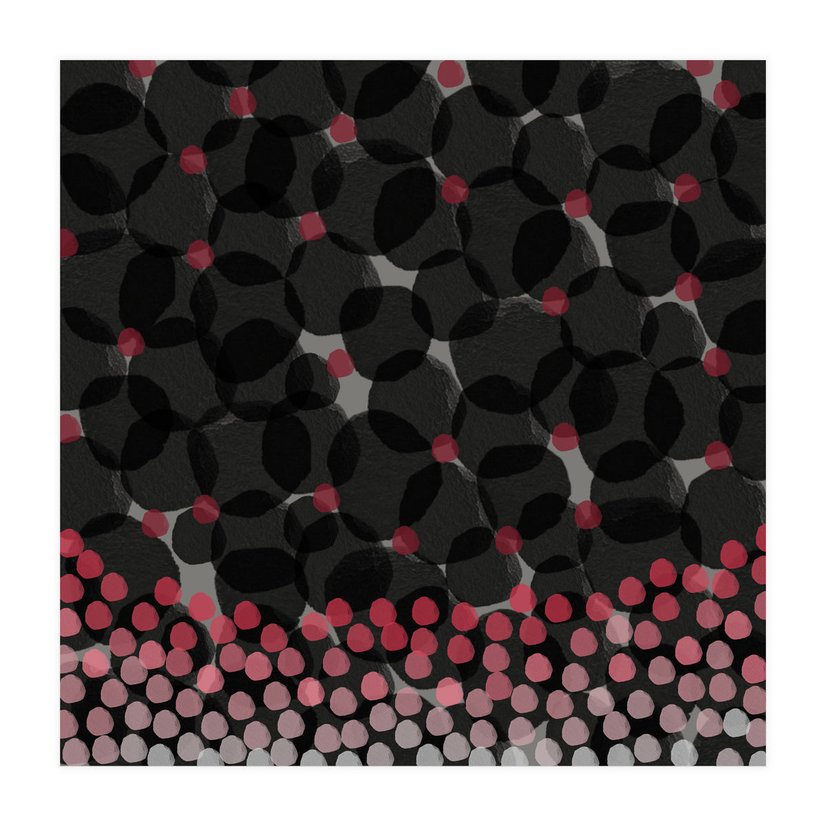 Dark Watercolor Florals (Print Only)