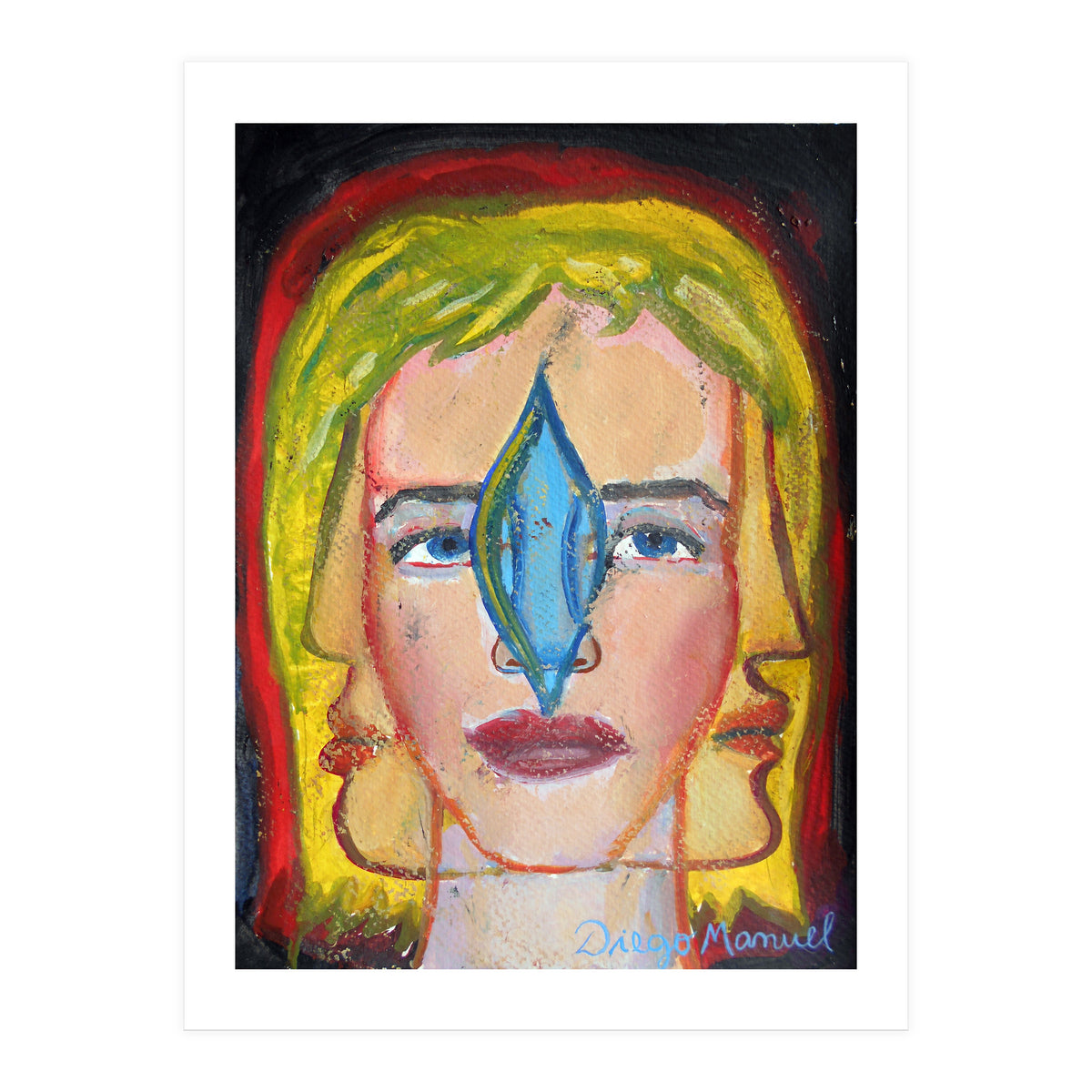 Cabeza De Mujer 18 (Print Only)