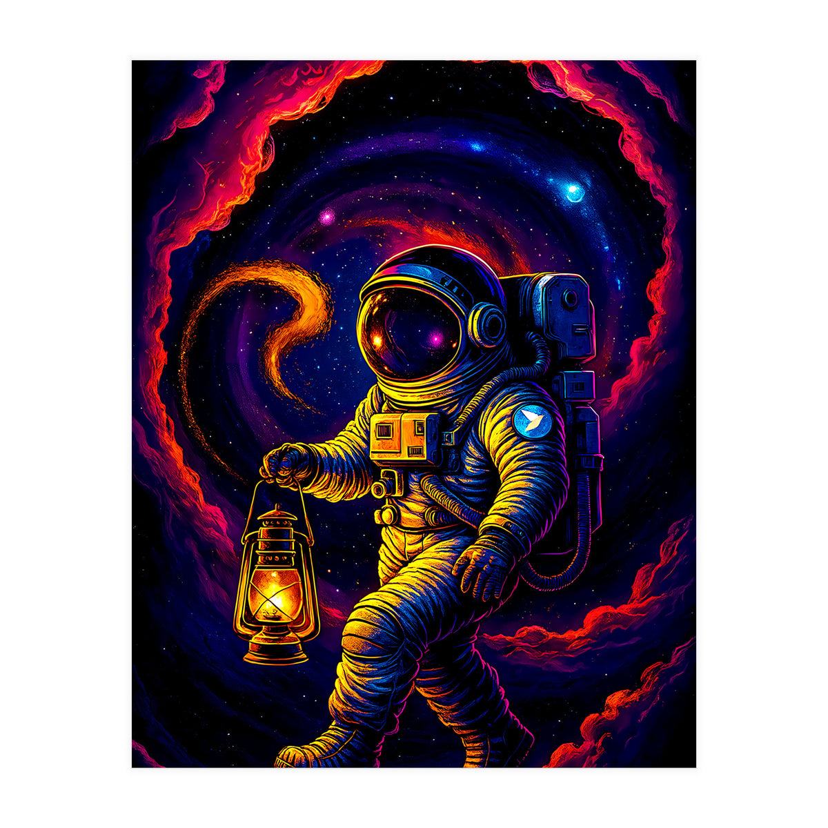 Astronout Space Nebula (Print Only)