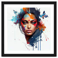 Aerial Bloom Hindu Portrait