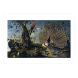 Frans Snyders / 'Concert of Birds', 1661, Flemish School, Oil on canvas, 203 cm x 334 cm, P07160. (Print Only) thumbnail