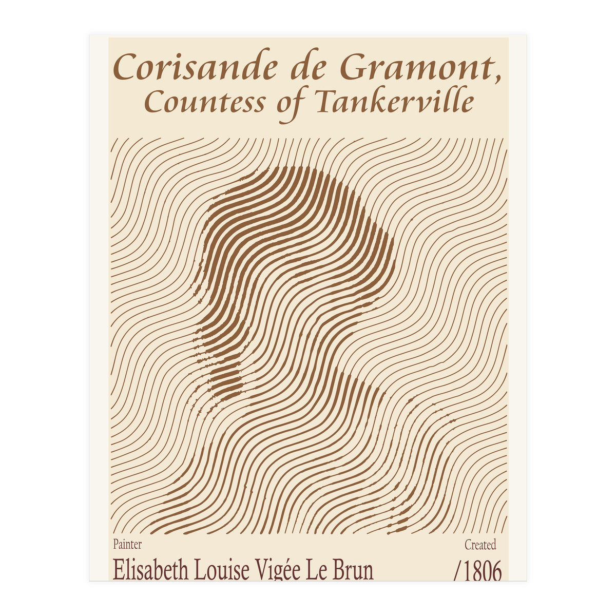 Corisande De Gramont, Countess Of Tankerville – Elisabeth Louise 1806 (Print Only)
