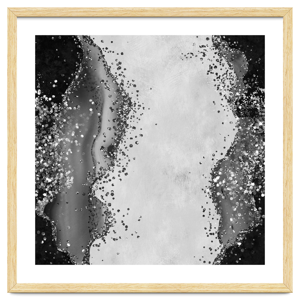 Black Glitter Agate Texture 01