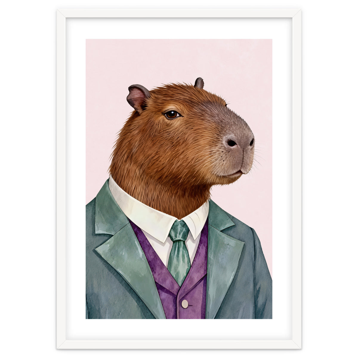 Capybara Fashion Portrait