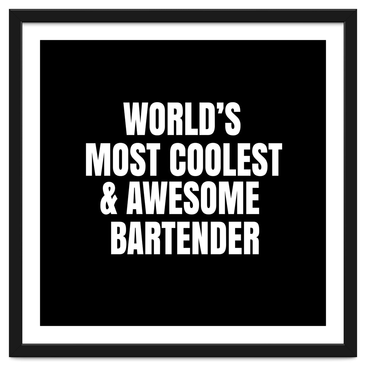World's most coolest and awesome bartender