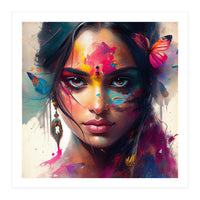 Festival Glow Hindu Portrait (Print Only)