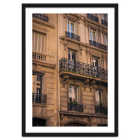 Street Photography - Haussmanian Facade, Paris