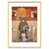 Highland Cow On The Toilet thumbnail