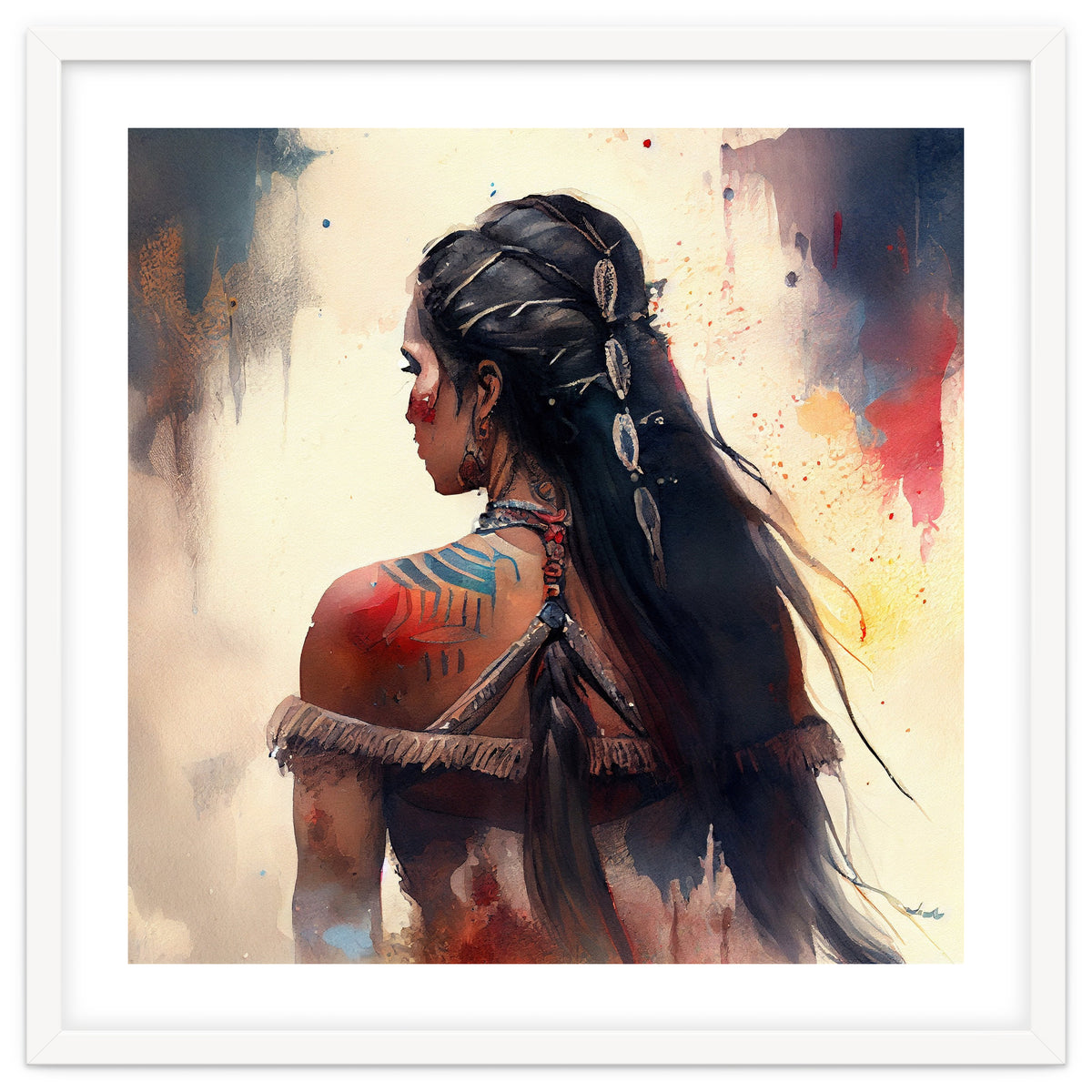 Powerful Warrior Back Woman #2