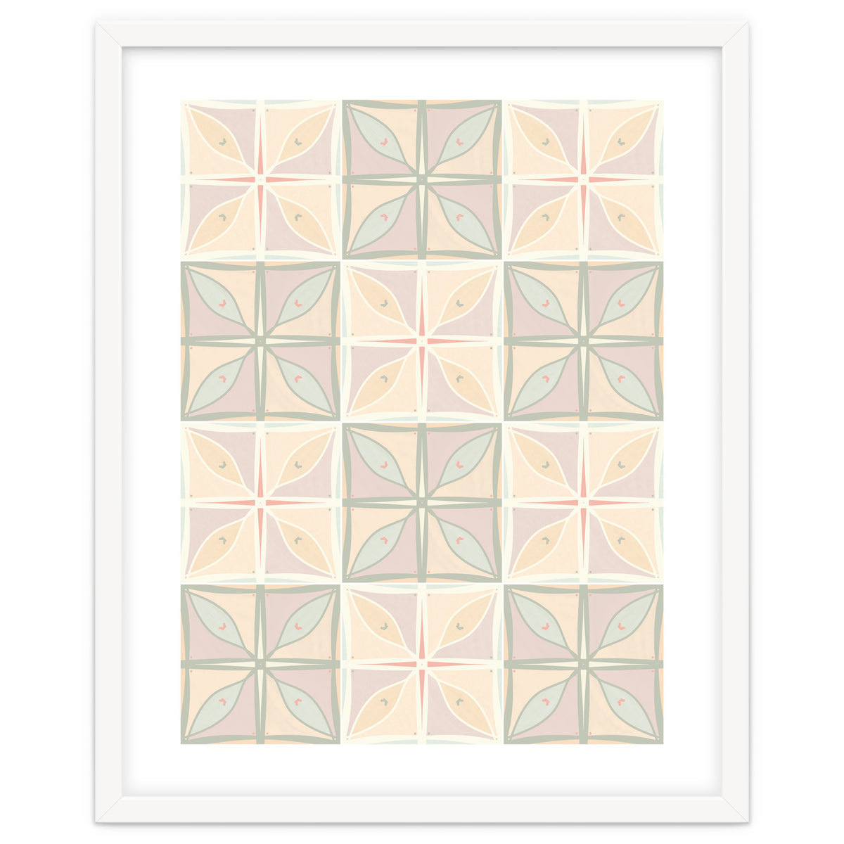 Old Style Pastels Kitchen Tiles