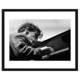 Pianist Glenn Gould with the Berlin  Philharmonic Orchestra under Herbert von Karajan. Berlin,1957. thumbnail
