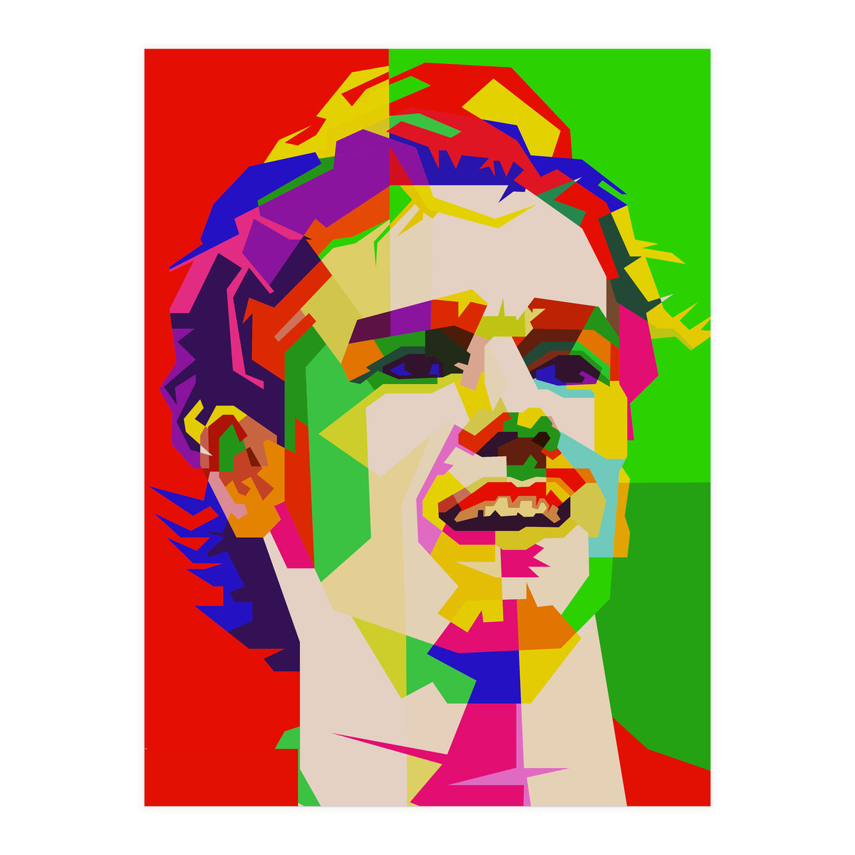 Anthoine Griezman Super Soccer Pop Art WPAP (Print Only)