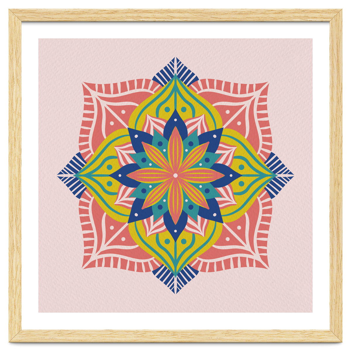 Colorful abstract mandala