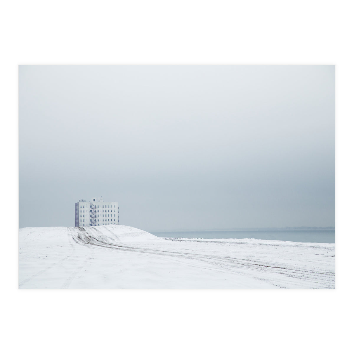 White Building - Winter seascape (Print Only)