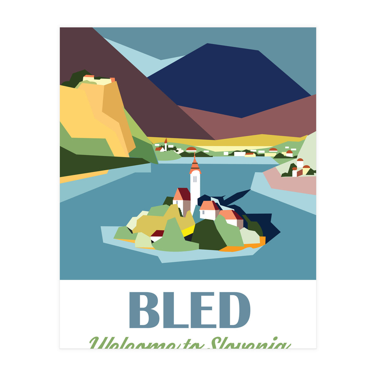 Bled, Welcome To Slovenia (Print Only)