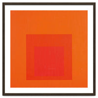 JOSEF ALBERS - HOMAGE TO THE SQUARE RED