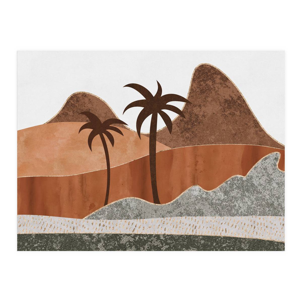 Abstract Landscape Desert Dream (Print Only)