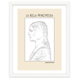 La Bella Principessa – Leonardo Da Vinci Ascii Art thumbnail
