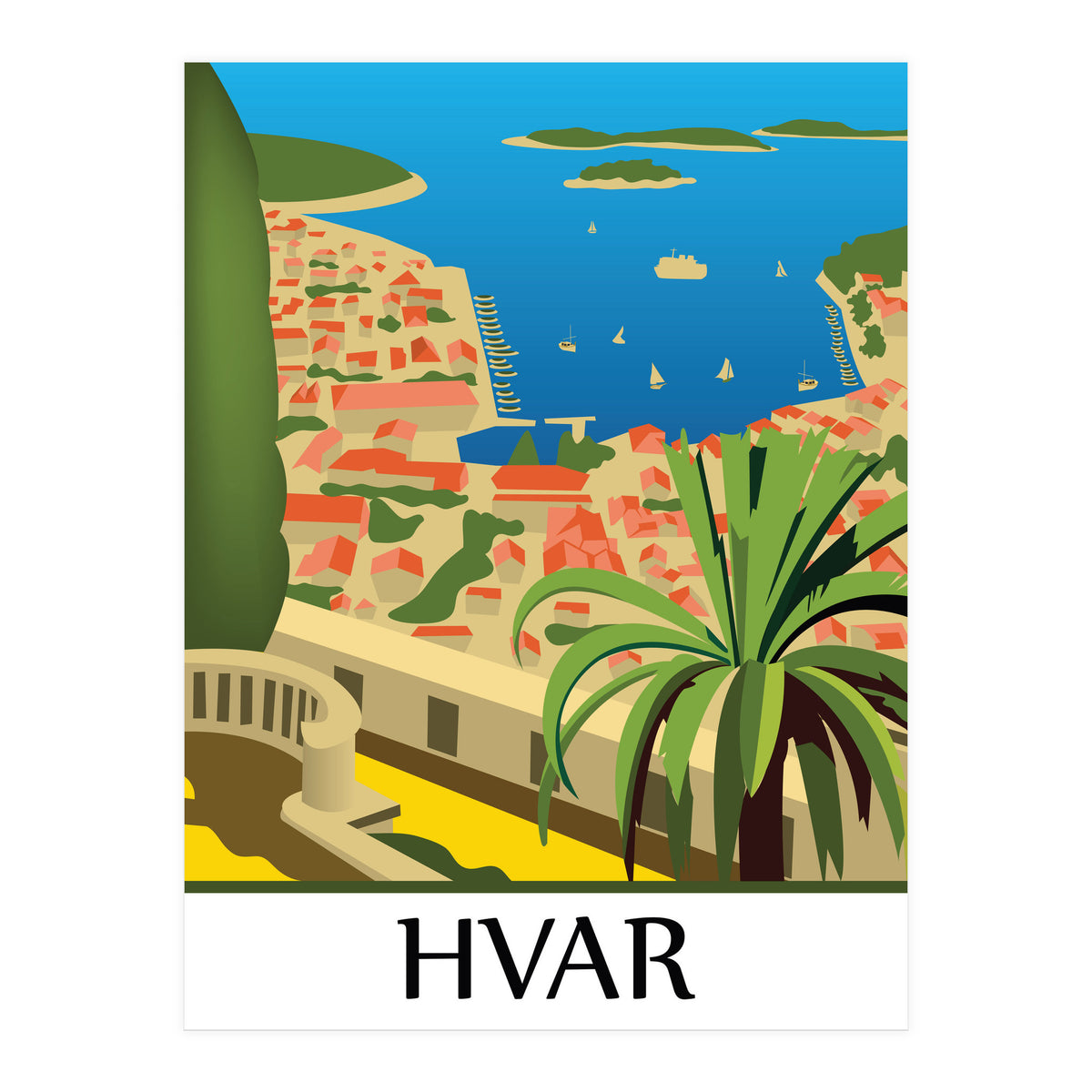 Hvar, Croatia (Print Only)