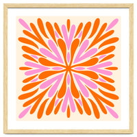 Symmetry Petals - pink and orange