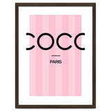 Paris Fashion Quote Art, Coco Chanel, Chic Decor thumbnail