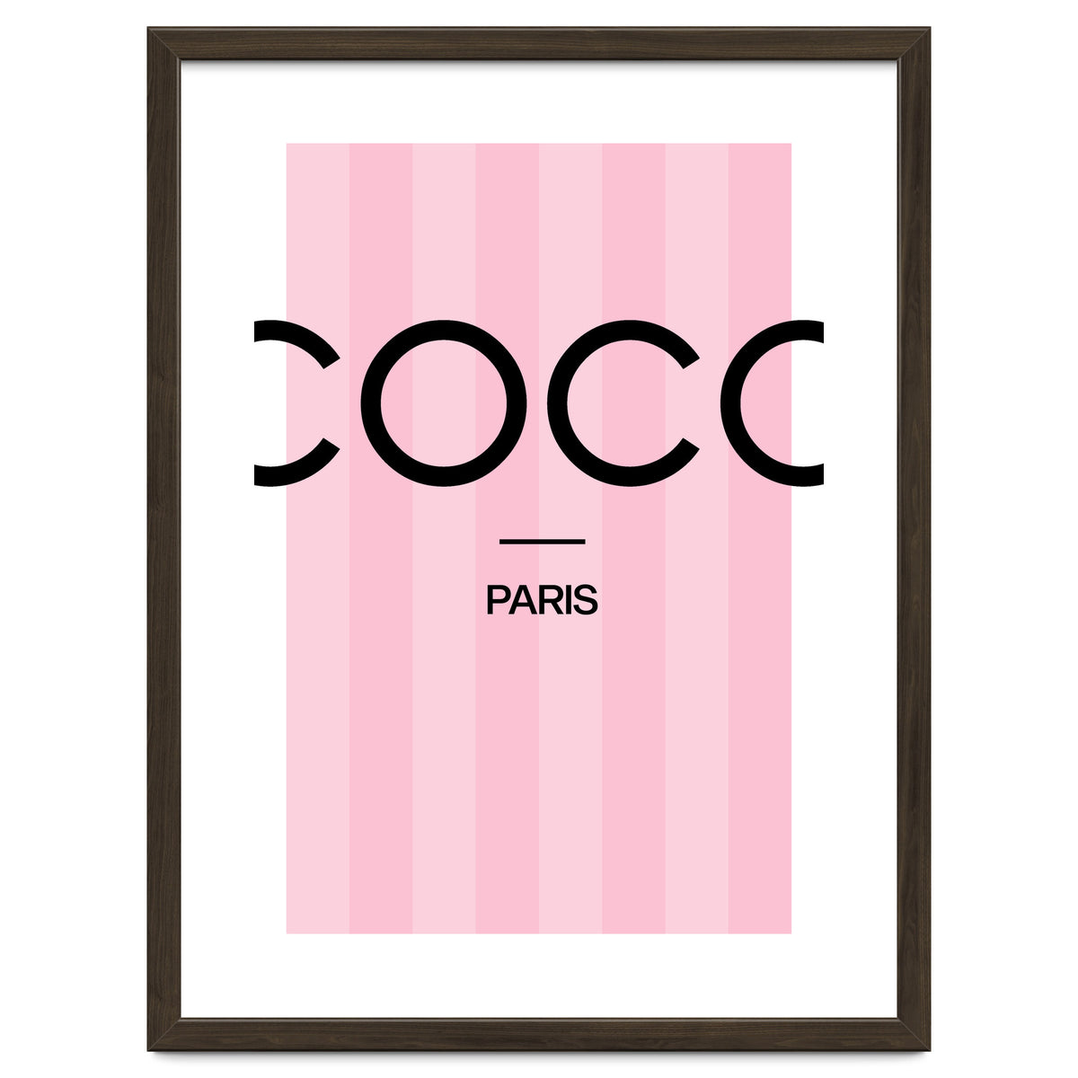 Paris Fashion Quote Art, Coco Chanel, Chic Decor