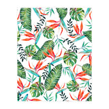 A New Paradise #Bird of paradise painted tropical art & pattern (Print Only) thumbnail
