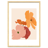 Autumn Wildflowers, Botanical Illustration Vintage Classy, Bohemian Floral Blossom Plants Bloom, Pastel Flowers Garden Nature thumbnail