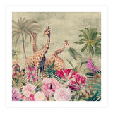 Exotic Vintage African Flower Safari  (Print Only) thumbnail