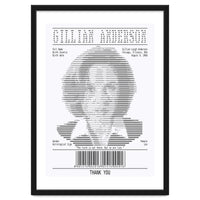 Receipt Art Gillian Anderson