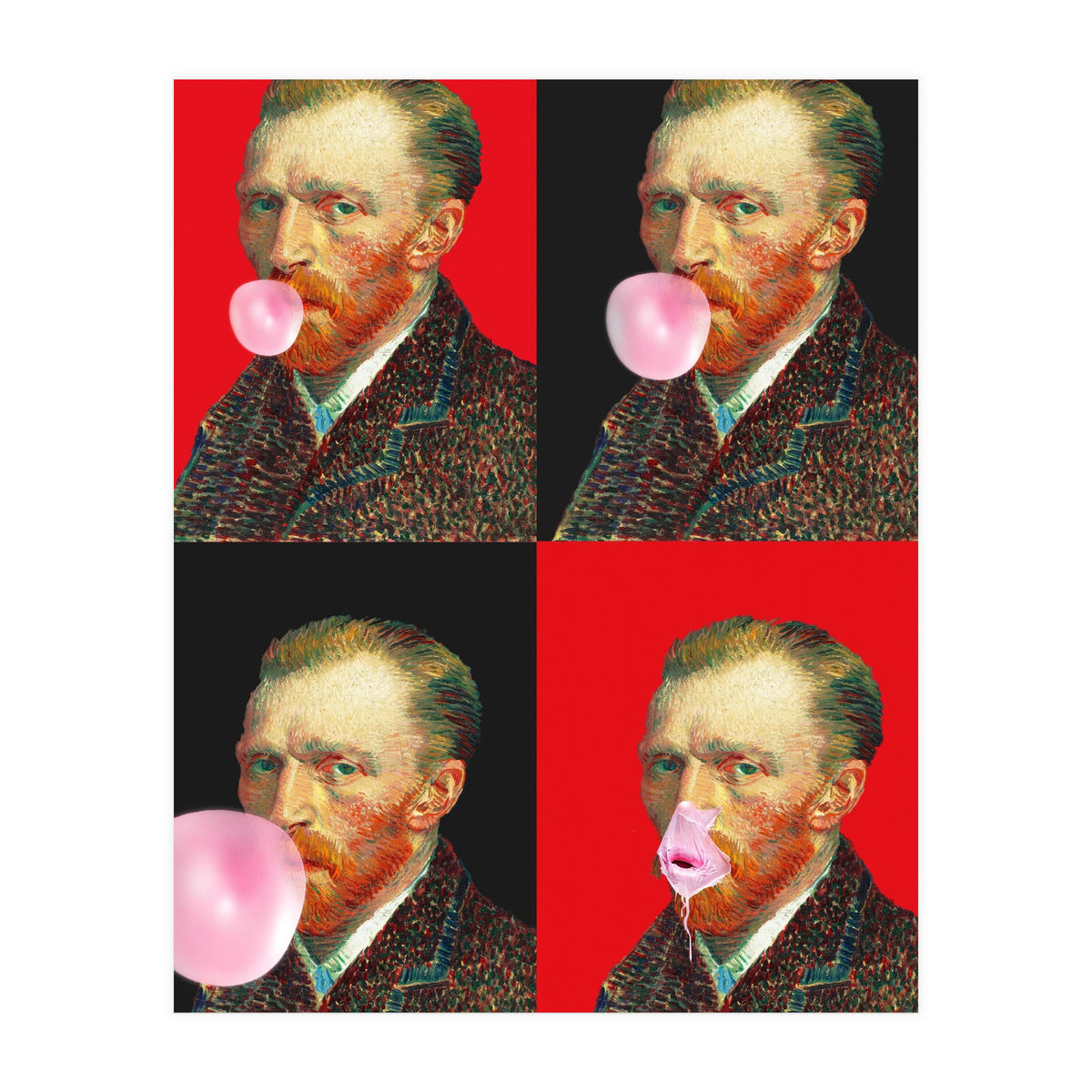 Vincent Gum Explosion (Print Only)