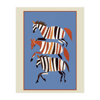 Striped Running Horses (Print Only)