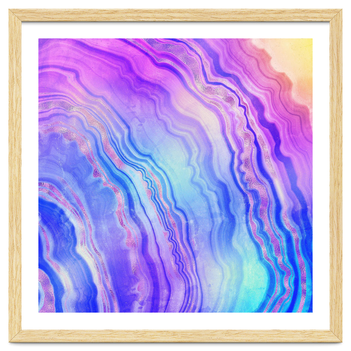 Neon Agate Texture 07