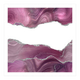 Mauve & Silver Agate Texture 08  (Print Only) thumbnail