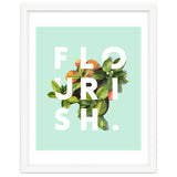 Flourish #society6 #buyart #typography #artprint thumbnail
