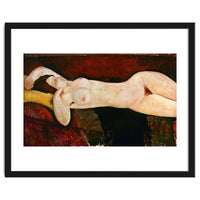 Amadeo Modigliani / 'Reclining Nude', c. 1919, Oil on canvas, 57 x 114 cm.