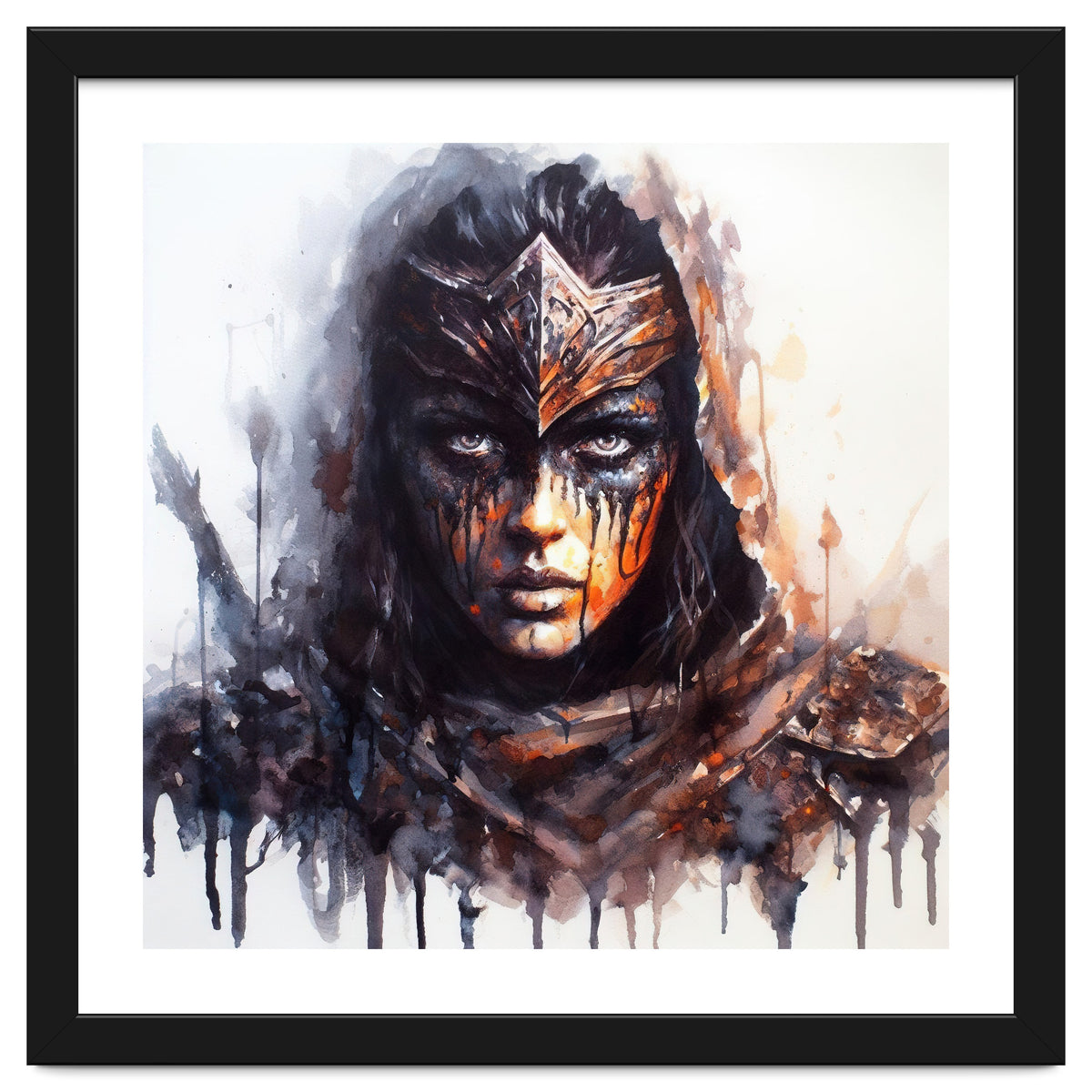 Armored Medieval Warrior Woman