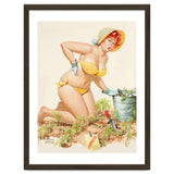 Beautiful Chubby Girl In The Garden thumbnail