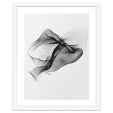 Abstract Black Flowing Fabric Wave thumbnail