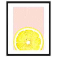 Lemon Slice, Fresh Citrus Kitchen Summer Art