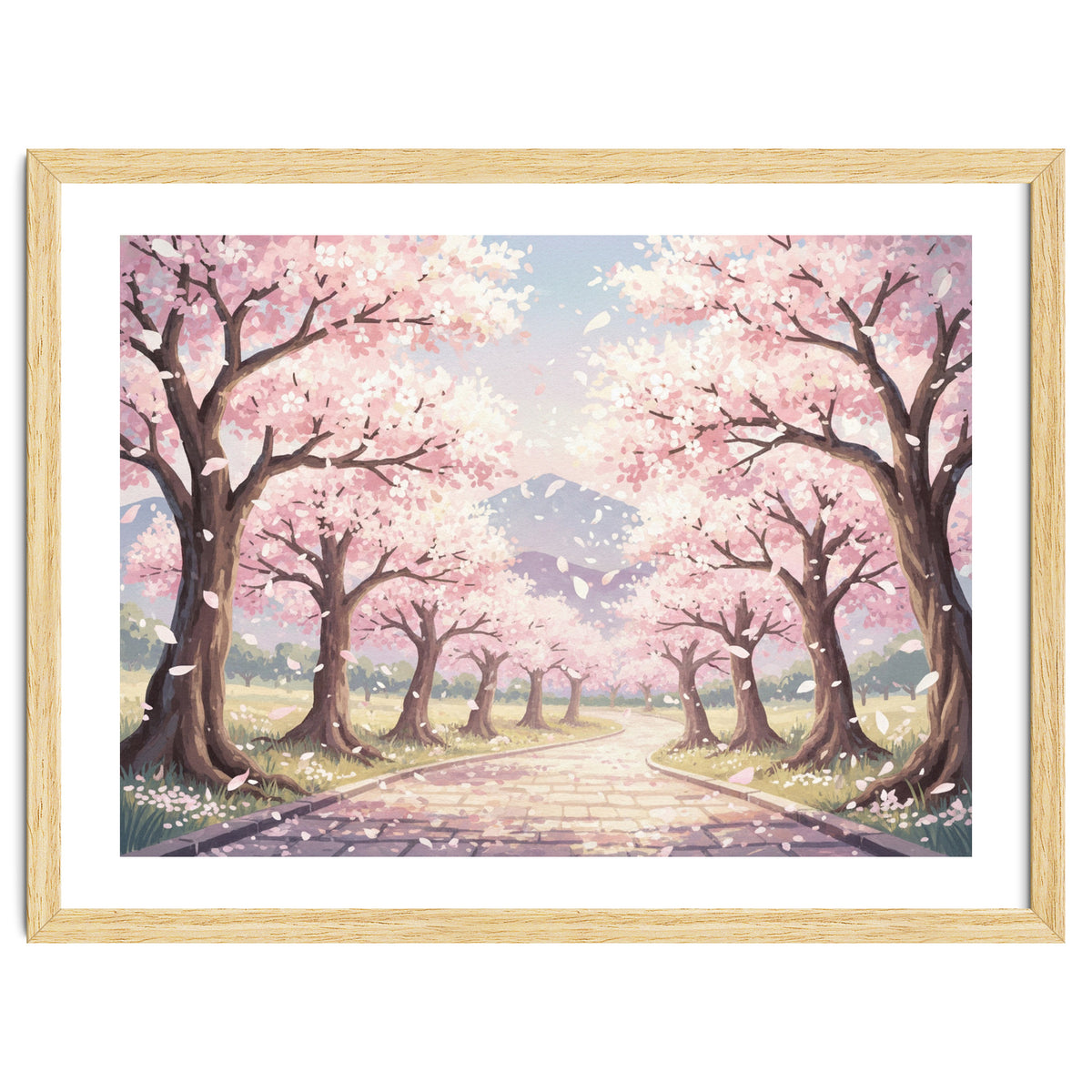 Sakura Path: Serene Cherry Blossom Avenue