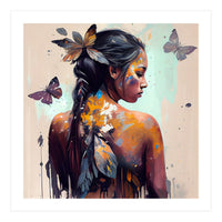 Powerful Butterfly Woman Body #2 (Print Only)